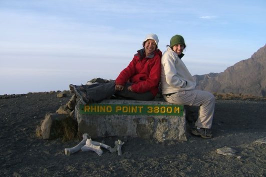 Rhino Point on Mount Meru