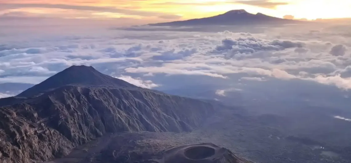 See Mount Kilimanjaro from Mount Meru