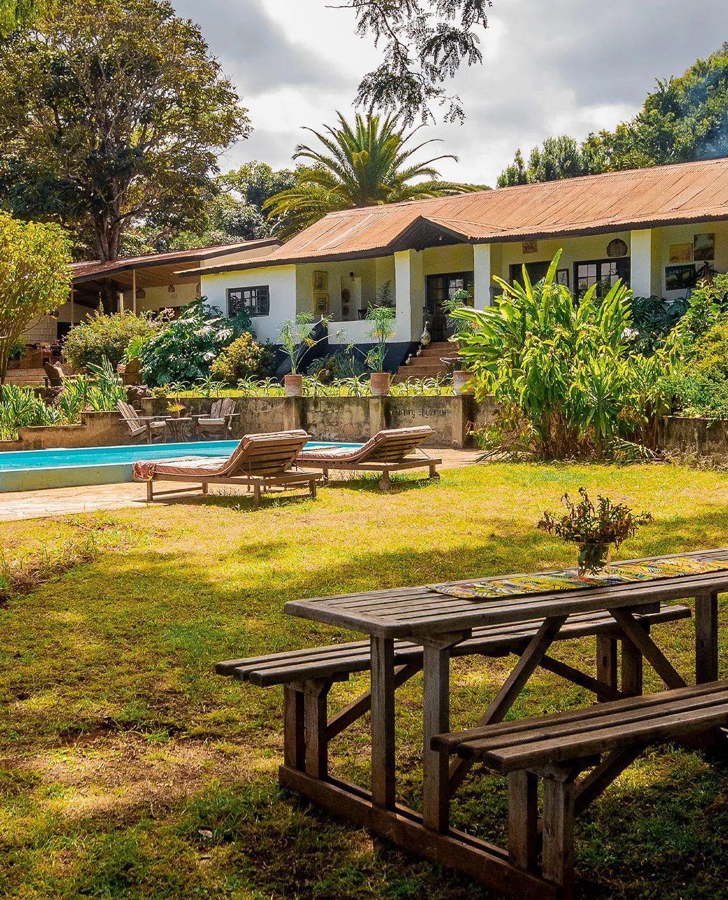 Simba farm lodge area