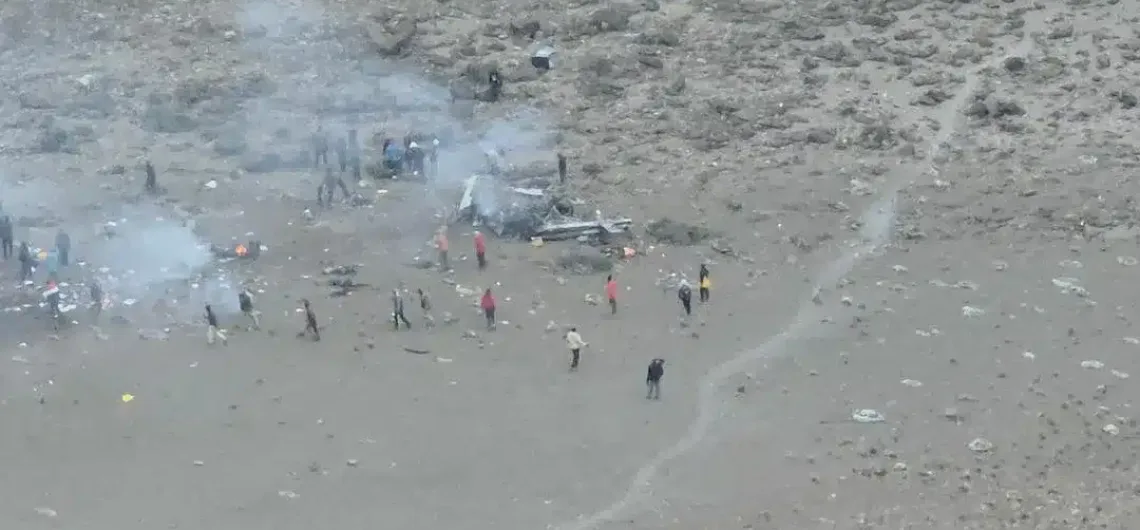 Helicopter crash on Mount Kilimanjaro