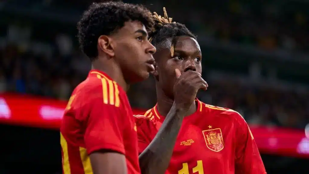 Lamine yamal of the Spain national team