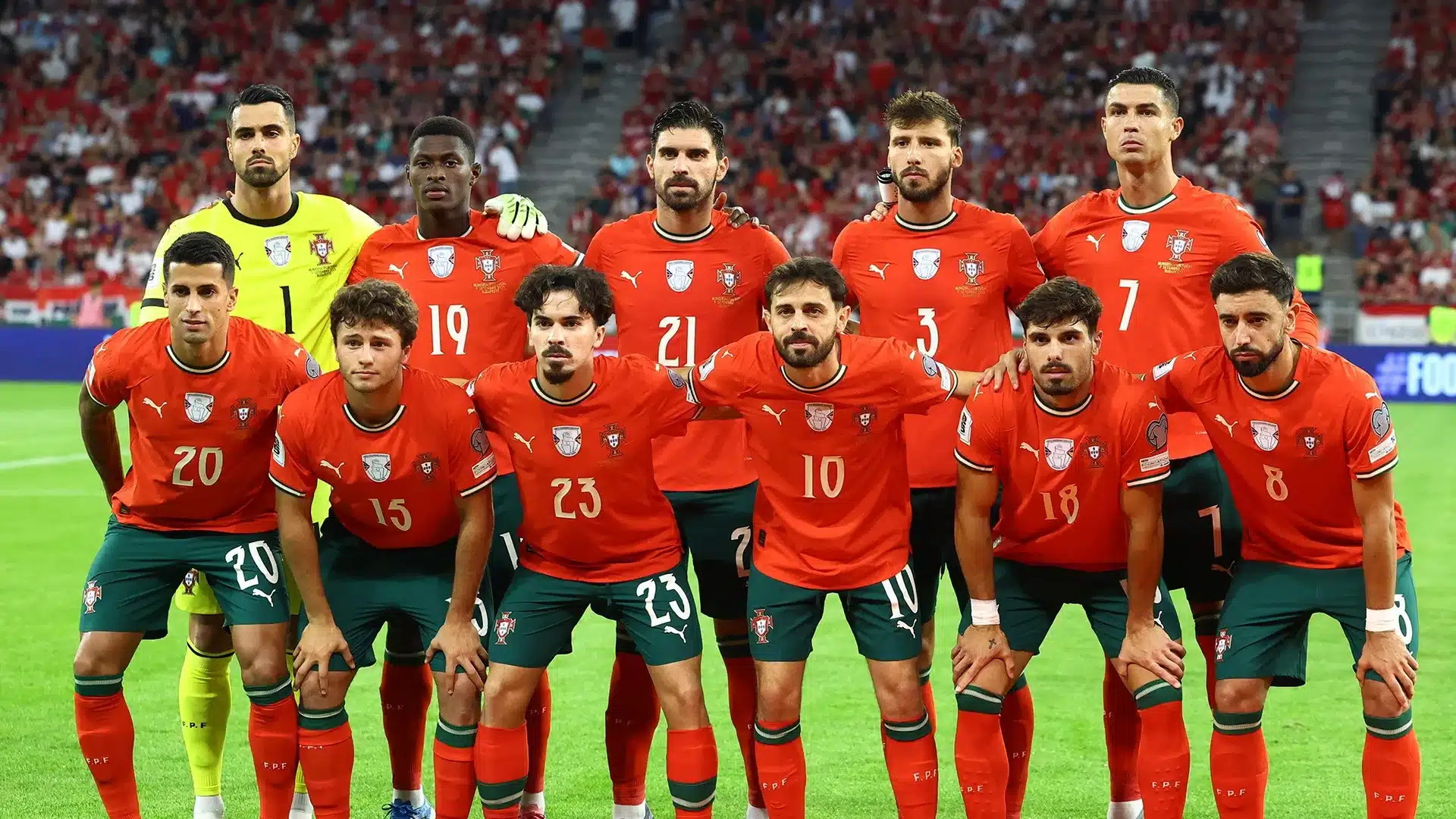 Cristiano Ronaldo with portugal team world cup