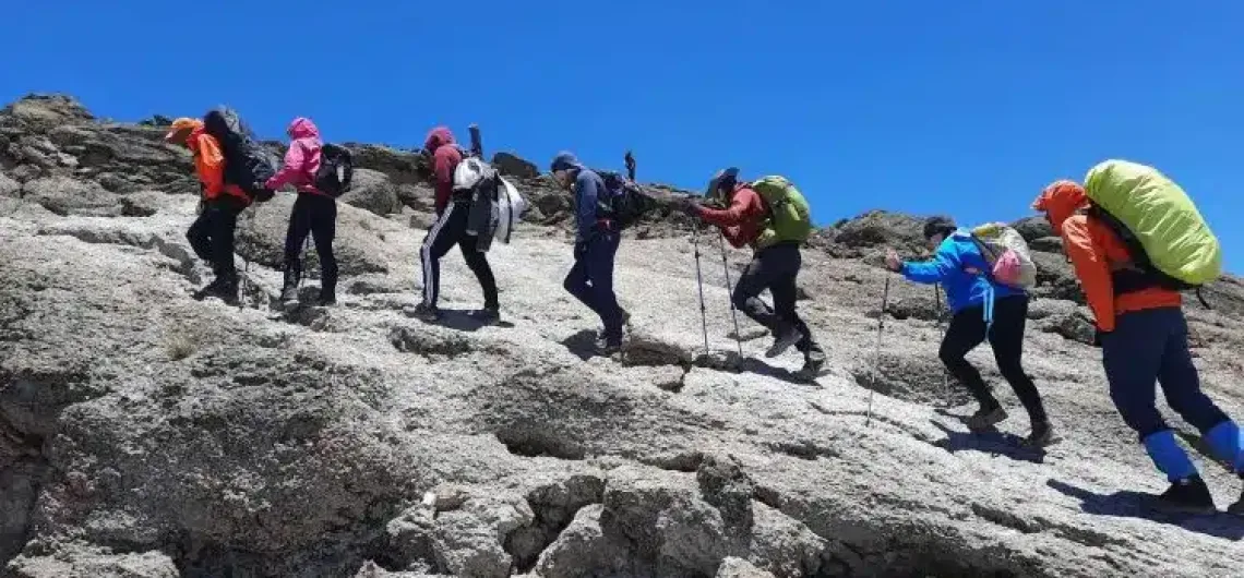Kilimanjaro elevation gain