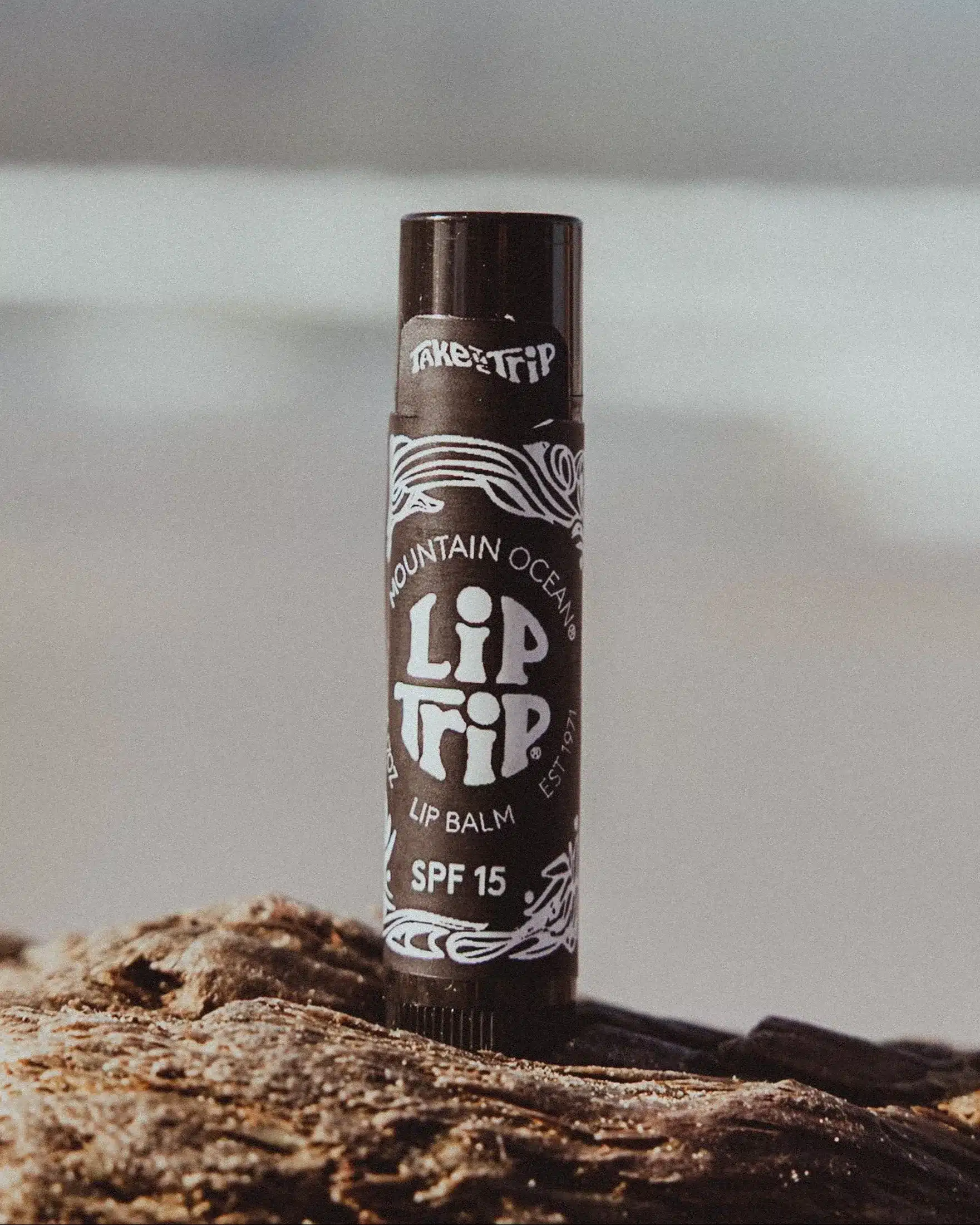 Outdoor lip balm for mountain treks