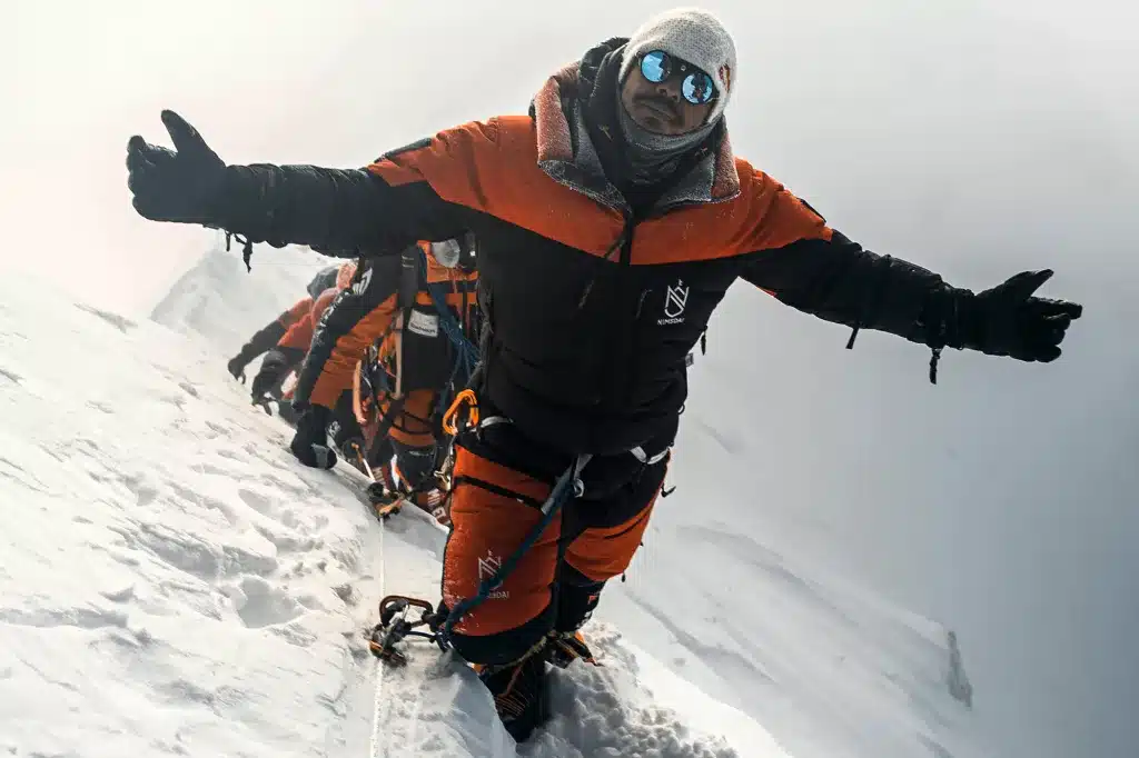 Nirmal Purja Climbing Everest