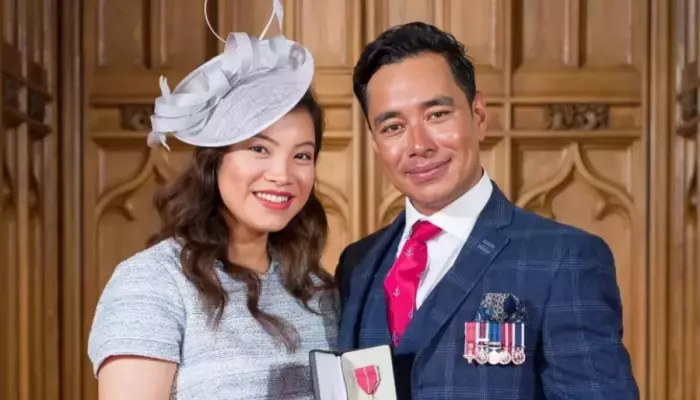 Nirmal Purja and his wife Suchi Purja