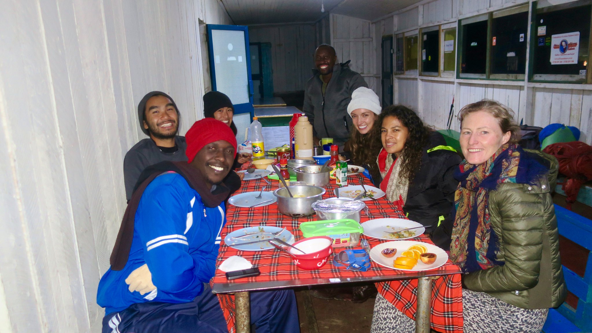 Meals on Mount Kenya
