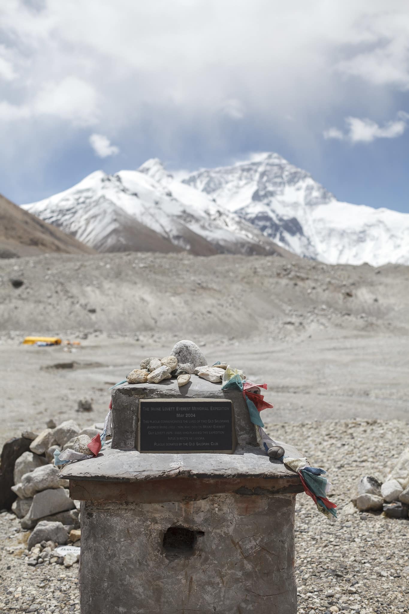 George mallory and Andrew “Sandy” Irvine Memorial Site