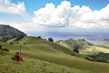 Hiking Chyulu hills