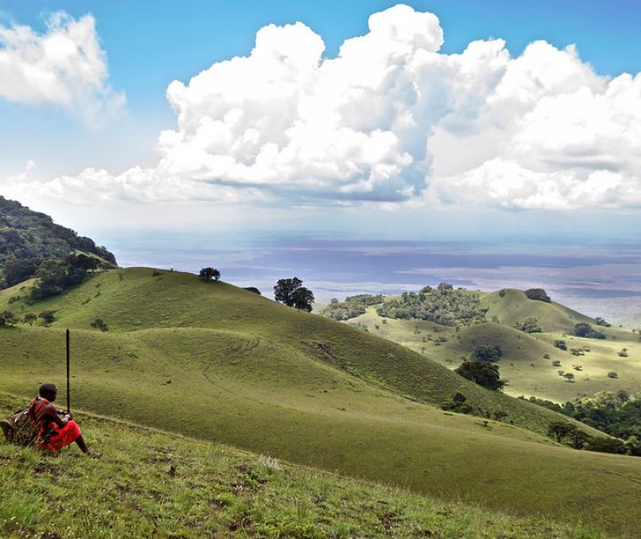 Hiking Chyulu hills