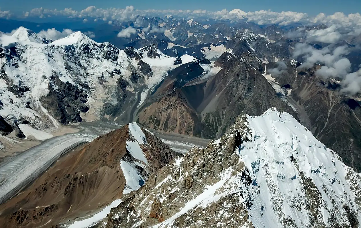 Dykh Tau, second highest mountain in Europe