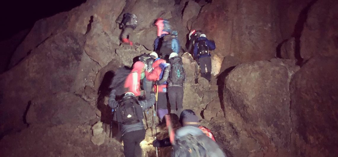 Kilimanjaro summit night