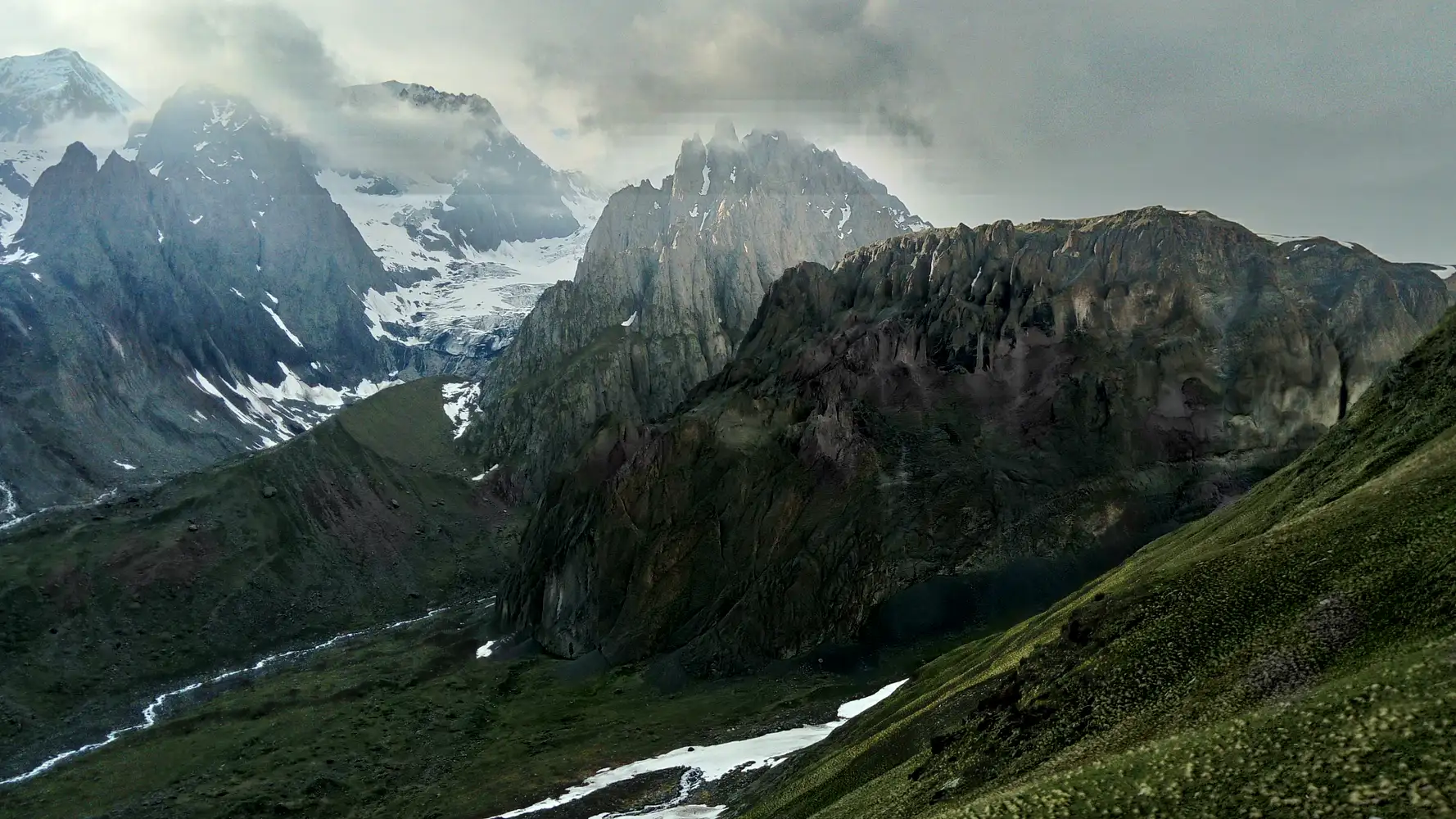 Mount Dzhimara, eighth highest mountain in Europe