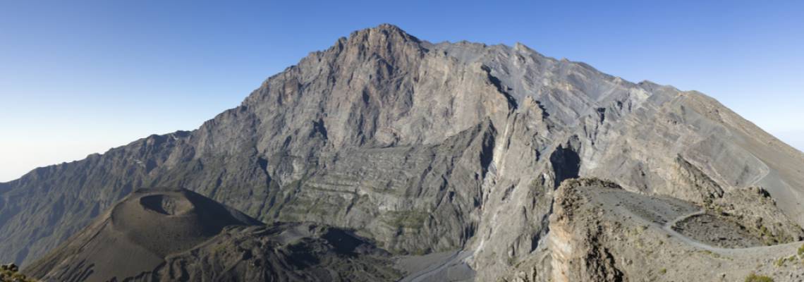 Mount Meru, eighth highest mountain in Africa
