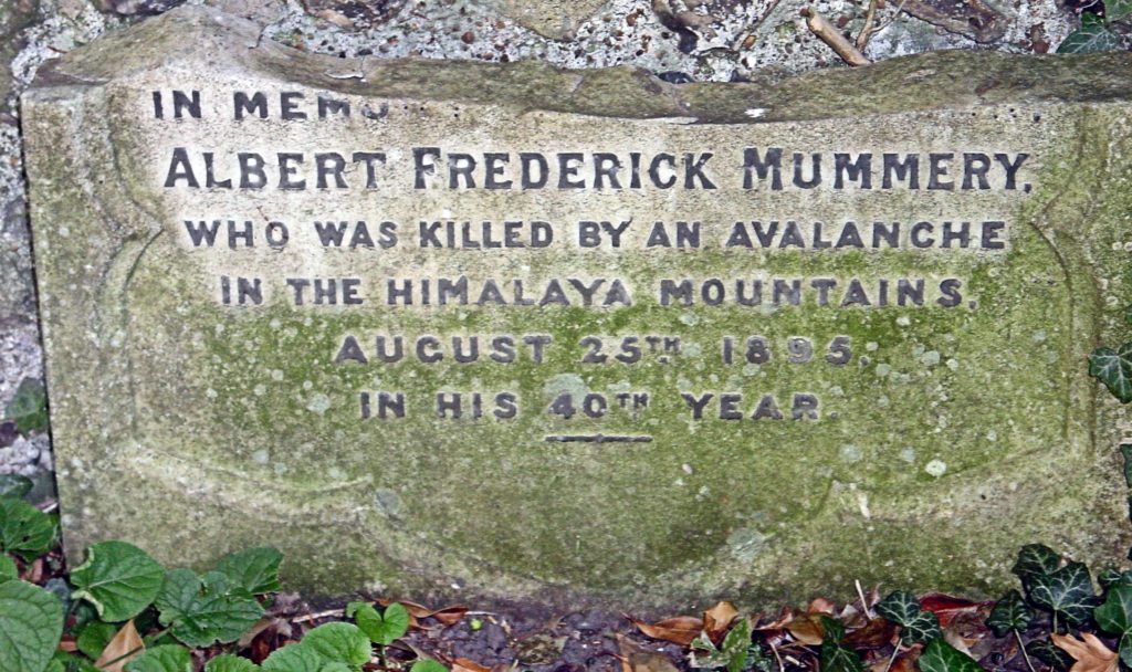 Albert Frederick Mummery tomb