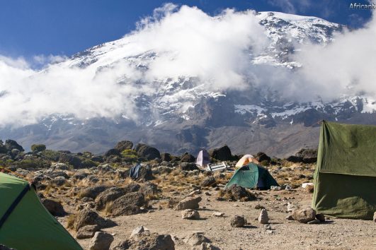 Barafu Hut camp