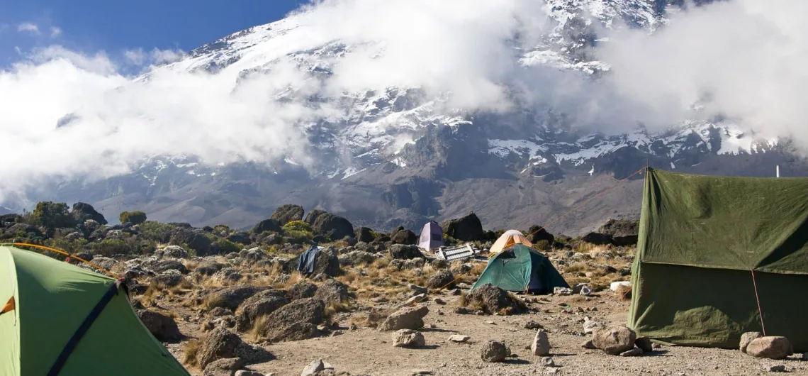 Barafu Camp, Machame basecamp