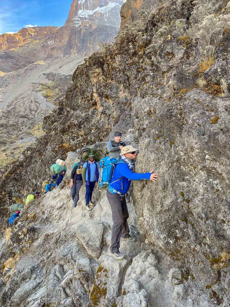 Dramatic scenery on the Machame Route up Kilimanjaro