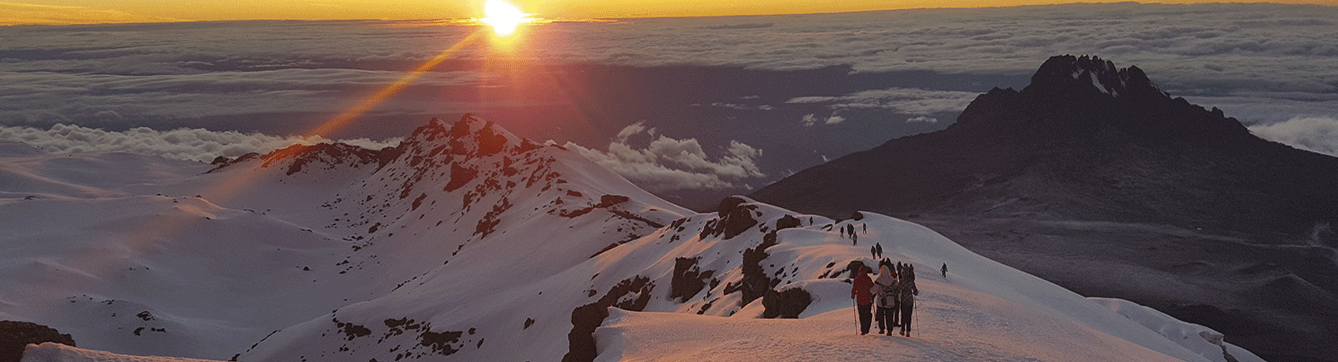 Beautiful sunrise on Kilimanjaro