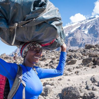 Mount Kilimanjaro female guides and porters, the unsung heroines