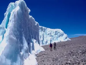 Ice cover on Kilimanjaro increases steadily to 5.92 square kilometres, almost triple the past size