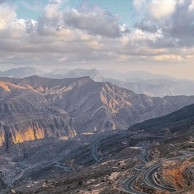 10 highest mountains in the United Arab Emirates