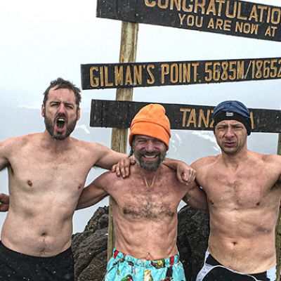 Hardy climbers led by Wim Hof reach Kilimanjaro peak wearing just their shorts and without succumbing to hypothermia