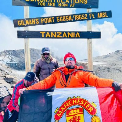 Manchester United fan in Wheelchair Conquers Mount Kilimanjaro – he was injured in Arena Bomb