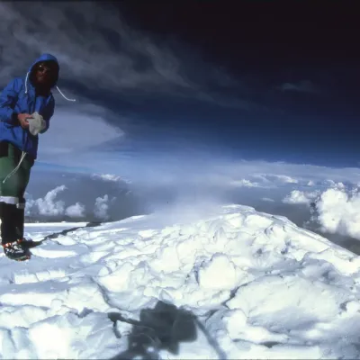 Reinhold Messner, first human to summit Everest solo without supplemental oxygen