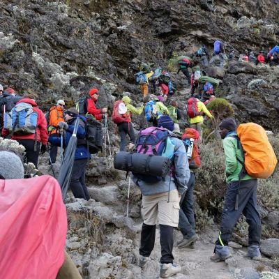 Which is the hardest route on Mount Kilimanjaro?