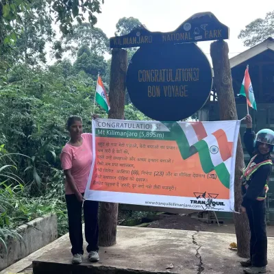 Youngest person to summit Kilimanjaro and Mount Kenya