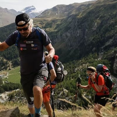 Virgin Group founder, Richard Branson climbs Mount Kenya