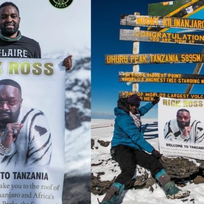 AMERICAN RAPPER RICK ROSS REVEALS PLANS TO CLIMB MOUNT KILIMANJARO