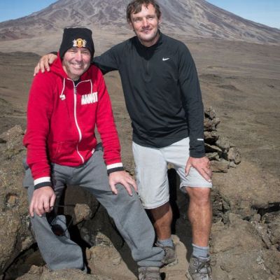 Ex-England and Manchester United legend Bryan Robson climbs Mount Kilimanjaro