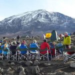 breakfast on Mount Kilimanjaro