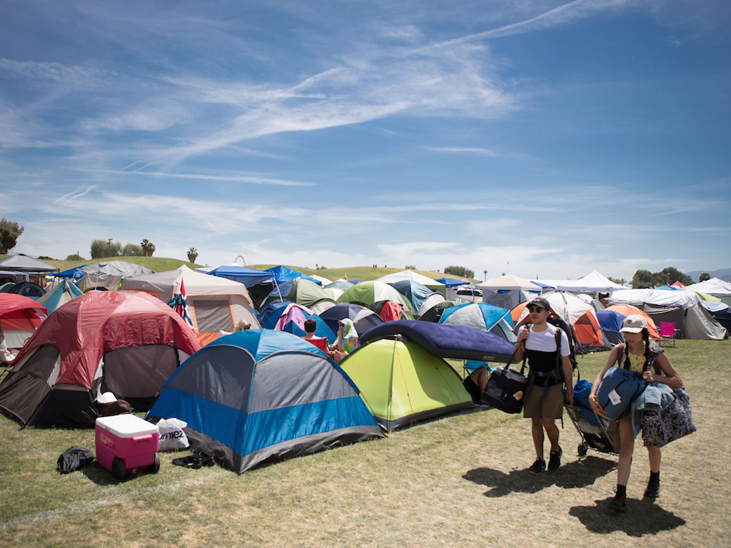 Coachella campsite shop