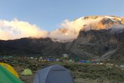 crater camp, kilimanjaro