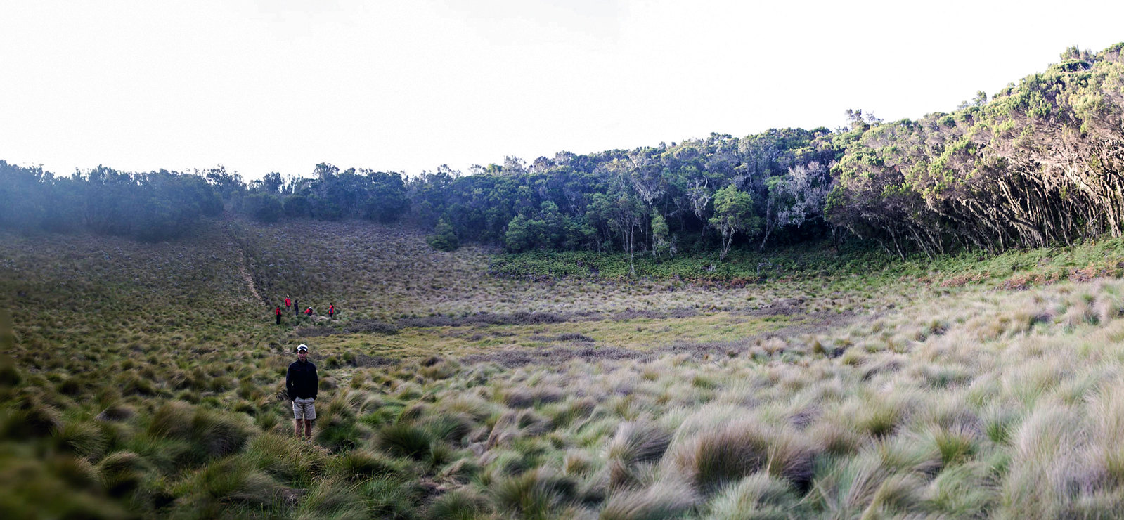 the extinct Maundi Crater