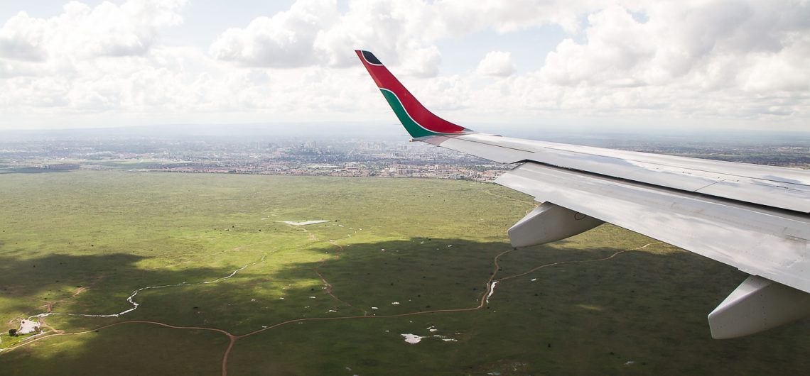 Fly into nairobi