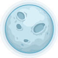 Full moon Kilimanjaro icon