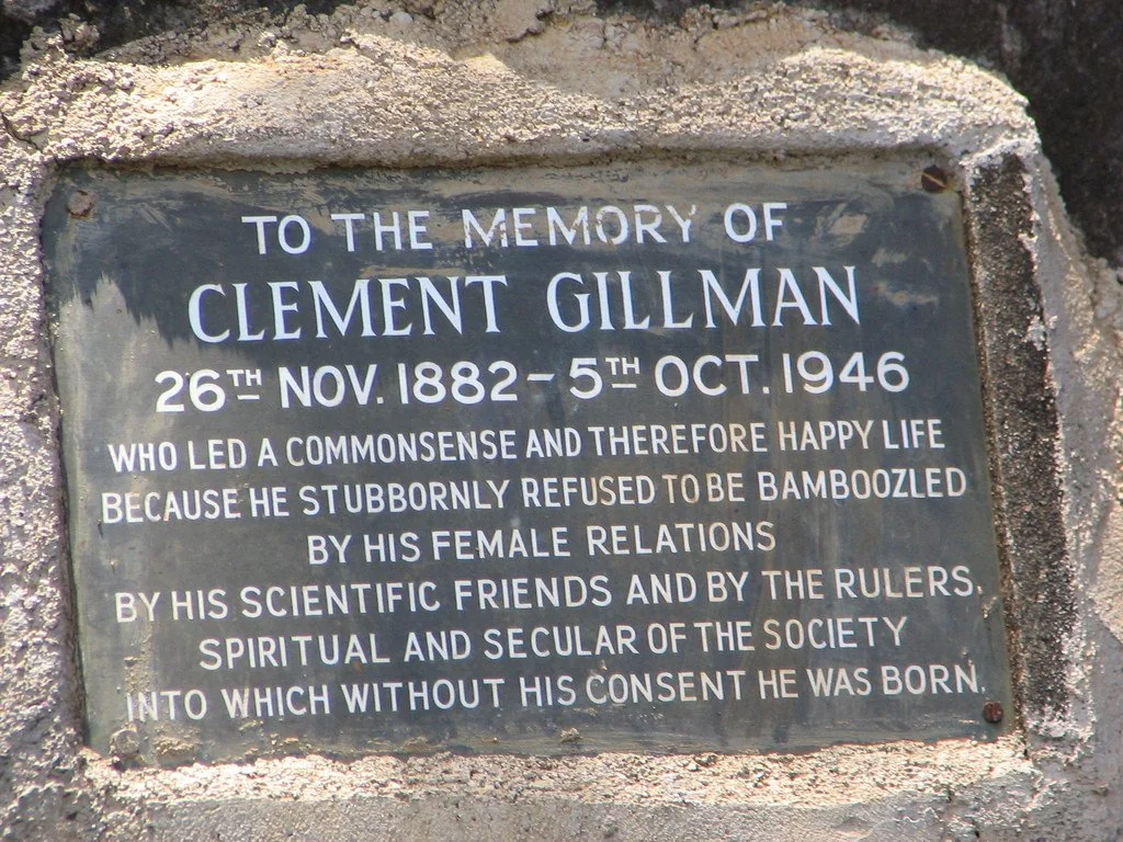 Clement Gillman Headstone epitaph