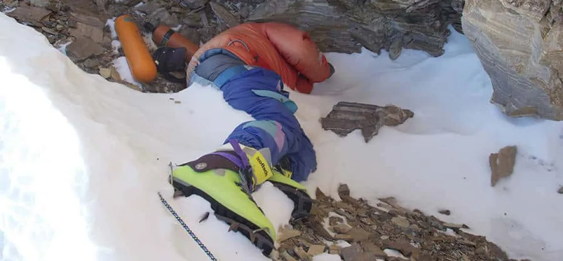 The body of Green Boots