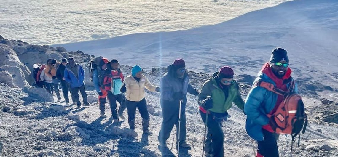 Group trek Mount Kilimanjaro
