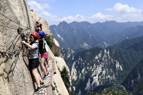 Mount hua plank road