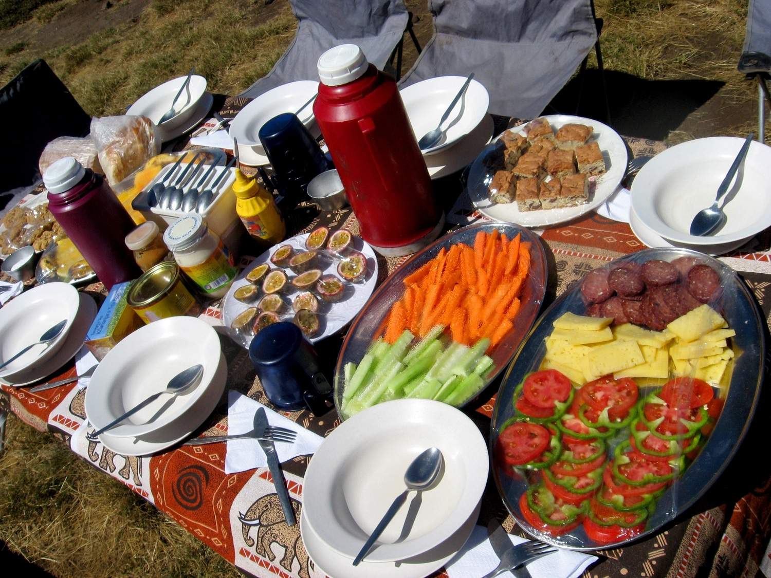 Breakfast on Kilimanjaro