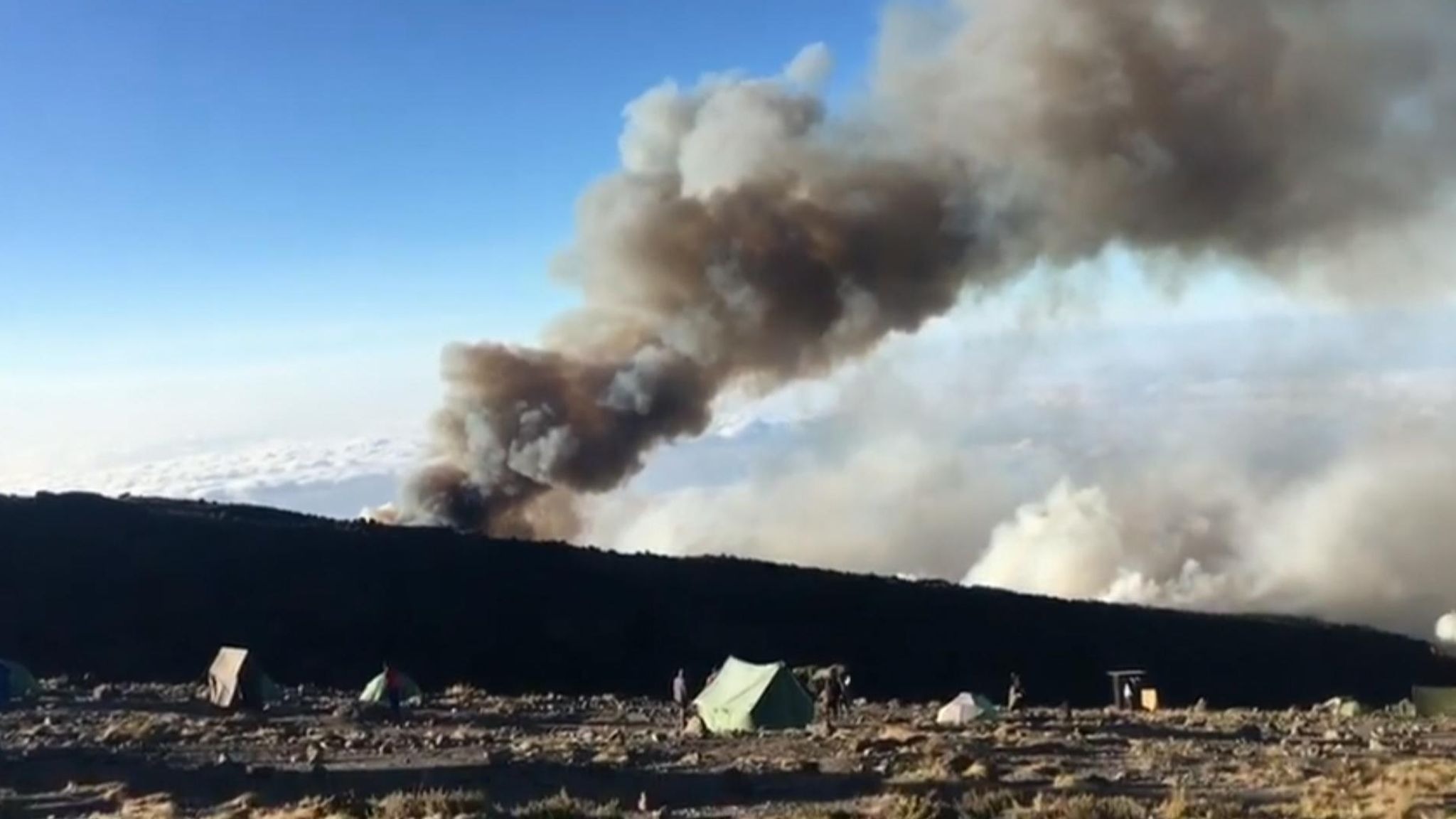 Fire raging on the slopes of Kilimanjaro has now been contained.