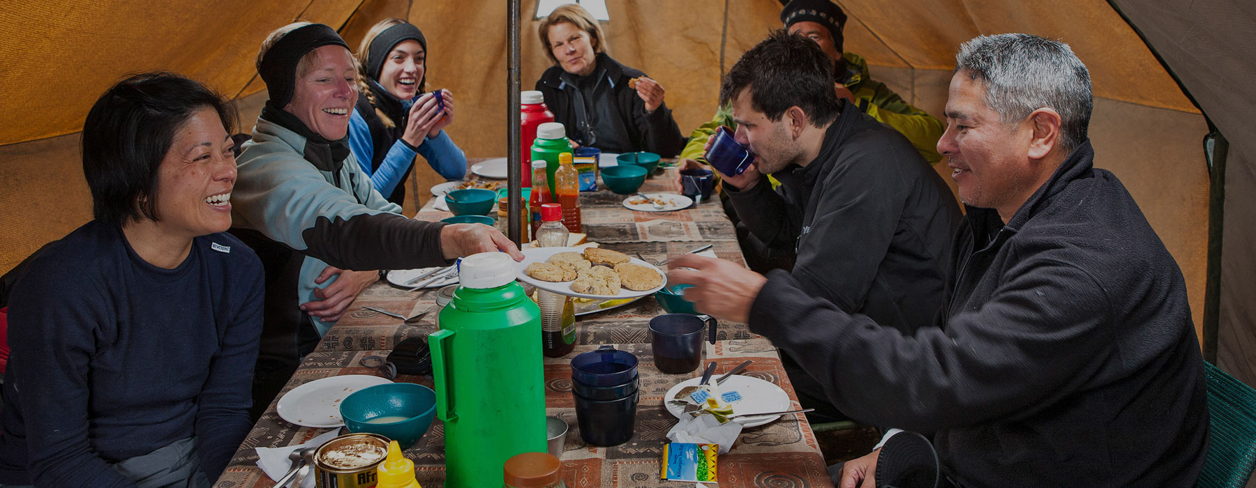 Dinner on Mount Kilimanjaro