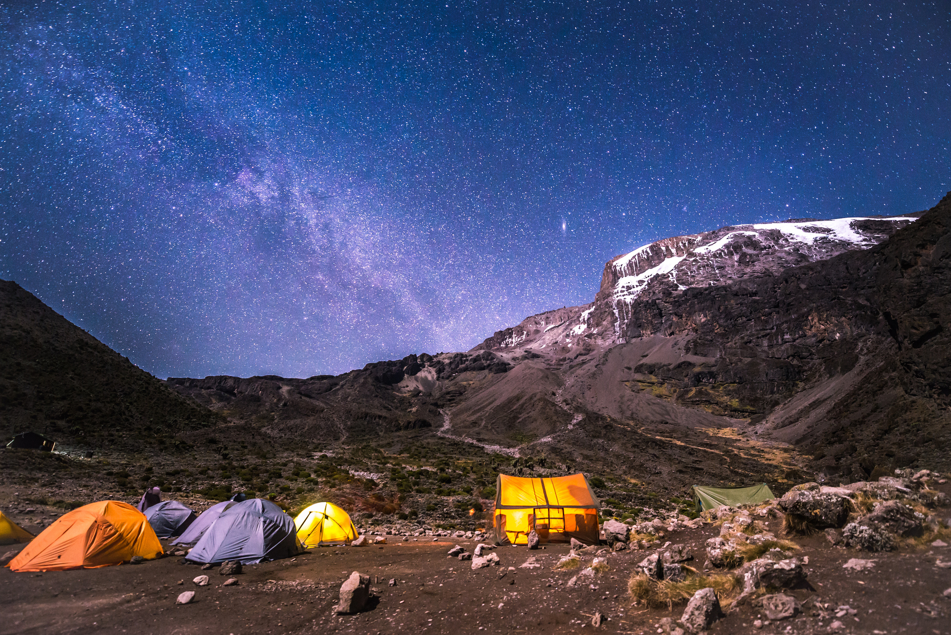 Kilimanjaro Stars on full moon