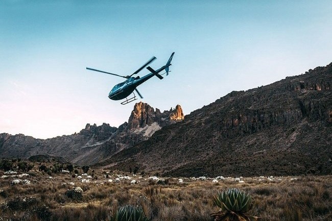 Mount Kilimanjaro helicopter scenic tour