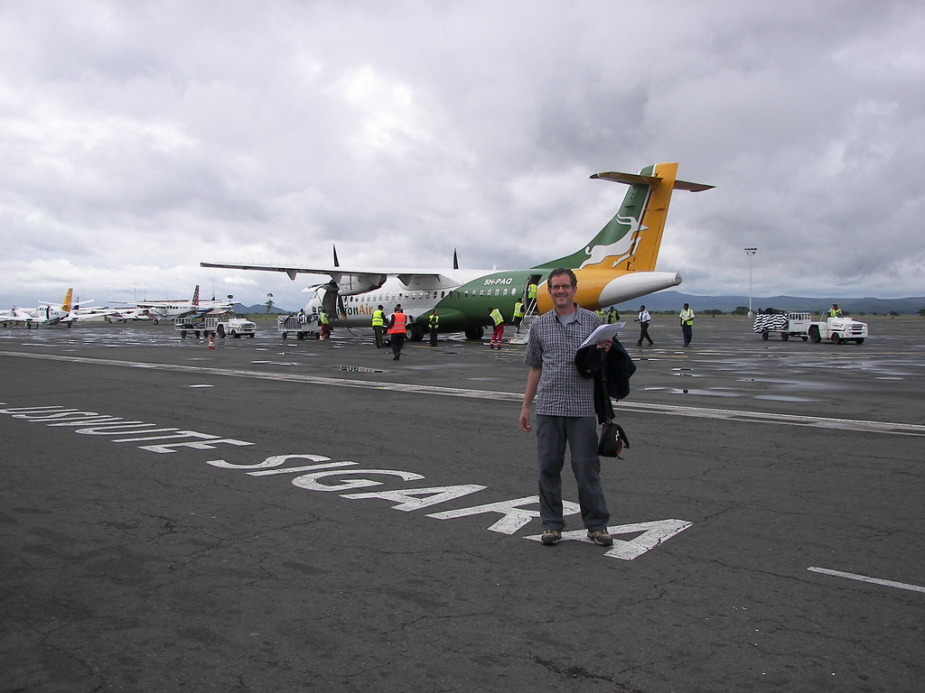 Kilimanjaro International Airport Runway and hangar